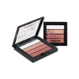 SIVANNA ALL NAKED EYESHADOW (HF589) : ซิวานน่า ออล เน็คเคต อายแชโดว์ พาเลท x 1 ชิ้น OFS