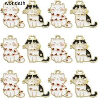 Wonda สร้อยคอ สร้อยข้อมือ อัลลอย สีขาว สีดํา สําหรับสัตว์เลี้ยง 20 ชิ้น