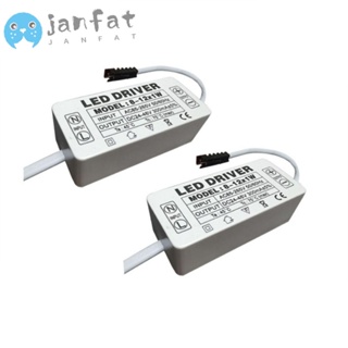 Janfat แผงไฟไดร์เวอร์ LED ABS กันน้ํา ติดตั้งง่าย AC85-265V 1W-36W