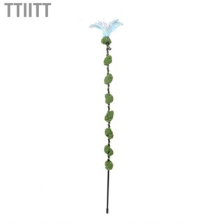 Ttiitt Funny  Stick  Interactive Teaser Wand Boredom Relief for Indoor Kitten