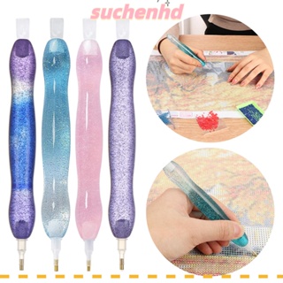 Suchenhd ปากกาปักครอสสติตช์คริสตัลเรซิ่น DIY