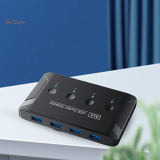 Kvm สวิตช์ USB2.0 3.0 KVM สําหรับเครื่องพิมพ์ เมาส์ คีย์บอร์ด [Bellare.th]