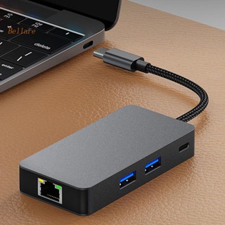 อะแดปเตอร์ฮับ 4K 60Hz เป็น HDMI USB 3.2 Type C PD 100W Type C แยก 1000M สําหรับ Macbook iPad Xiaomi [Bellare.th]