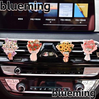 Blueming2 คลิปน้ําหอมปรับอากาศ เรซิน อุปกรณ์เสริม สําหรับตกแต่งภายในรถยนต์