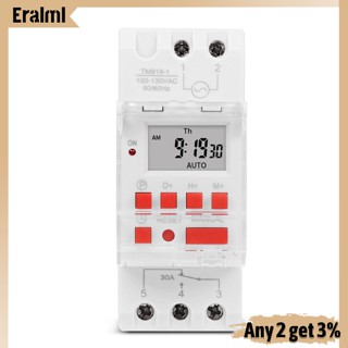 Eralml TM919B สวิตช์วงจรจับเวลาดิจิทัลอัตโนมัติ เอาท์พุตควบคุมเวลา 30 A