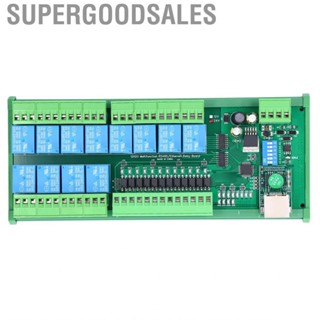 Supergoodsales RS485 Relay Switch Module  3 Check Modes IP Network Controller 2 in 1 24V for 64 Devices Parallel