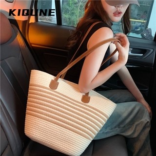 KIQUNE กระเป๋าผ้ากระเป๋าผ้าแคนวาส Tote Bag 2023 NEW GTT2390LBZ 36Z230909