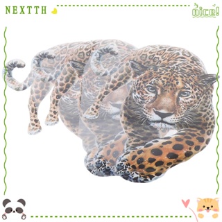 Nextth 3 ชิ้น|กระเป๋าเป้สะพายหลัง พิมพ์ลายเสือดาว กันความร้อน