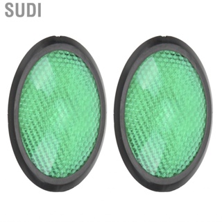 Sudi Reflective  Motorcycle Reflectors Wear Resistant Oval  Green Acrylic for Trucks RVs Cars