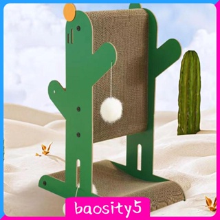 [Baosity5] ของเล่นกระดาษแข็ง รูปกระบองเพชร ป้องกันเฟอร์นิเจอร์ สําหรับแมว