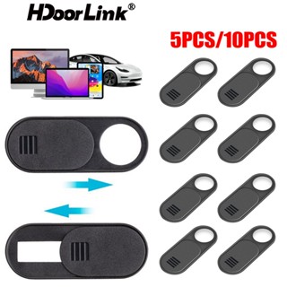 Hdoorlink สติกเกอร์เว็บแคม ป้องกันกล้องเว็บแคม สําหรับ I-Pad M-a-c-b-o-o-k Tesla Model 3 Y 1 5 10 ชิ้น