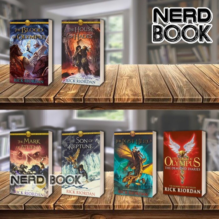 Update Heroes of Olympus Complete Books Collection Series 1-6 - The Demigod