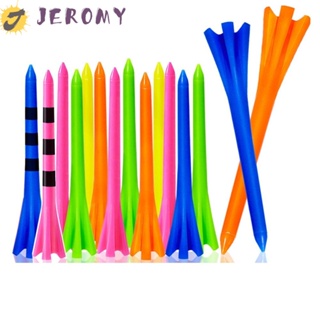 Jeromy ที่ตั้งลูกกอล์ฟ ความต้านทานต่ํา 38 มม. 70 มม. 83 มม. สุ่มขนาด ทนทาน 20 ชิ้น