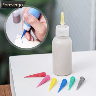 Forevergo ขวดบีบโคลน เครื่องปั้นดินเผา เซรามิค 50 มล. พร้อมหัวฉีด DIY H5V4