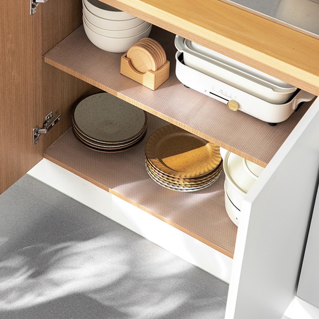 แผ่นรองชั้นวางของ แผ่นรองจาน แผ่นรองกันน้ำอเนกประสงค์ แผ่นรองตู้รองเท้า แผ่นรองโต๊ะแผ่นรองกันเปื้อน - รูปที่ 5