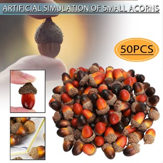 Artificial Acorns Decorations Lifelike Craft Acorns Fake Acorn Mini Acorns Prop