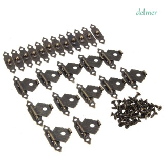 Delmer Hasp กล่องไม้ ขนาดเล็ก สไตล์โบราณ สําหรับใส่เครื่องประดับ