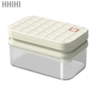 Hhihi Ice Cube Tray  Large  Easy Demould 2 Layer Box 56 Grid for