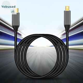 [Yobusad.th] สายเคเบิล Type C เป็น Mini Displayport 4K 60Hz USB-C สําหรับแล็ปท็อป แท็บเล็ต เป็นมอนิเตอร์ Mini DP