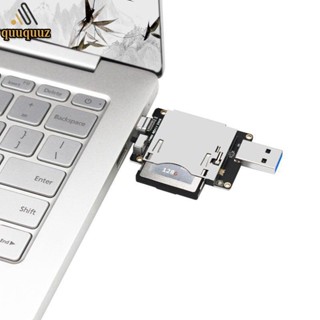 Quu อะแดปเตอร์การ์ดรีดเดอร์ PH86A CFexpress Type-C Dual cfe USB3 1 Gen 2