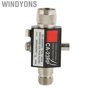 Windyons Surge Arrester 400W Male to Female Protector with 1/4 Wavelength Short Circuit Principle for Walkie Ta