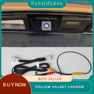 【hzsxjdzaxu】ชุดอะแดปเตอร์แปลงสายเคเบิลกล้องมองหลังรถยนต์ สําหรับ Mazda 3 Axela Mazda3 Sedan BM BN 2014-2018