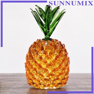 [Sunnimix] ฟิกเกอร์คริสตัล รูปสับปะรด แฮนด์เมด สไตล์นอร์ดิก สําหรับตกแต่งบ้าน