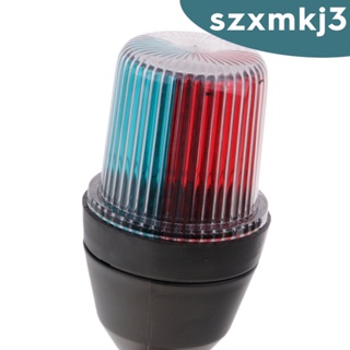 [Szxmkj3] โคมไฟ LED 12V สเตนเลส สีแดง สีเขียว สีขาว สําหรับเรือ