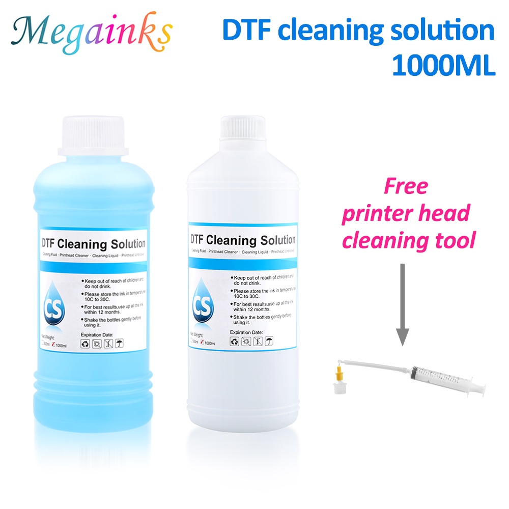 1000ML DTF Cleaning Liquid For Direct Transfer Film For PET Film DTF Ink All Desktop Large Format DT
