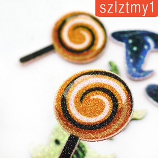 [szlztmy1] แผ่นแพทช์ผ้า ลายฮาโลวีน DIY สําหรับตกแต่งเสื้อผ้า รองเท้า 20 ชิ้น