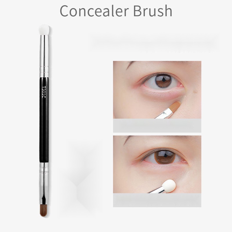 T301 แปรงคอนซีลเลอร์สองหัวและฟองน้ำปกปิดจุดด่างดำ, แปรงคอนซีลเลอร์ T22