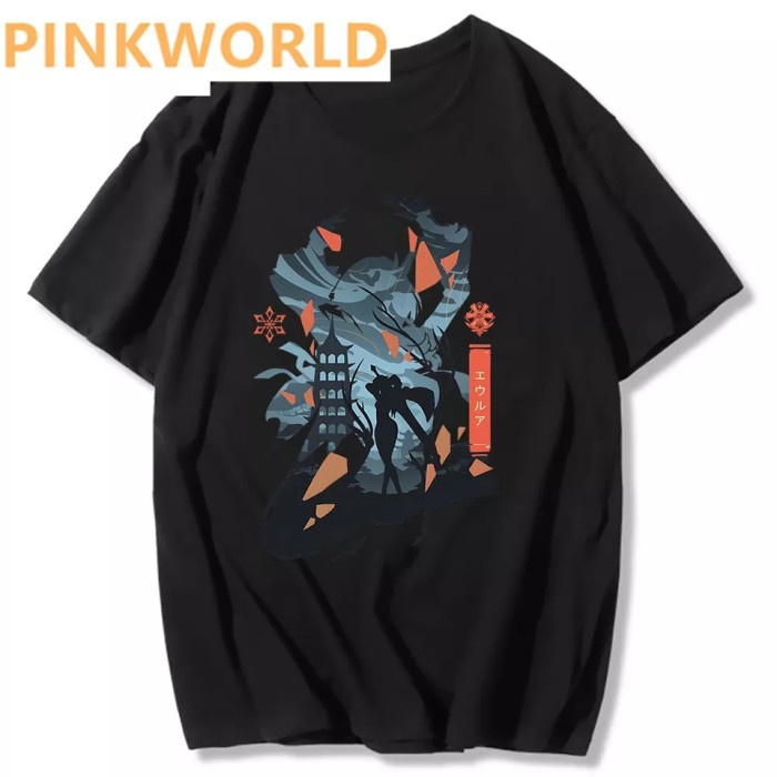 Kaos Genshin impact T shirt Venti Raiden Shogun Anime - Motif 5, 2