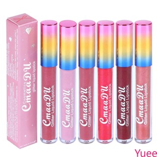 Cmaadu Diamond Glitter Matte Metallic Lip Gloss yuee