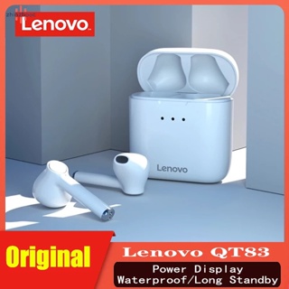 Vip Lenovo Qt83 หูฟังบลูทูธไร้สาย สเตอริโอเบสคู่ กันน้ํา พร้อมไมโครโฟน