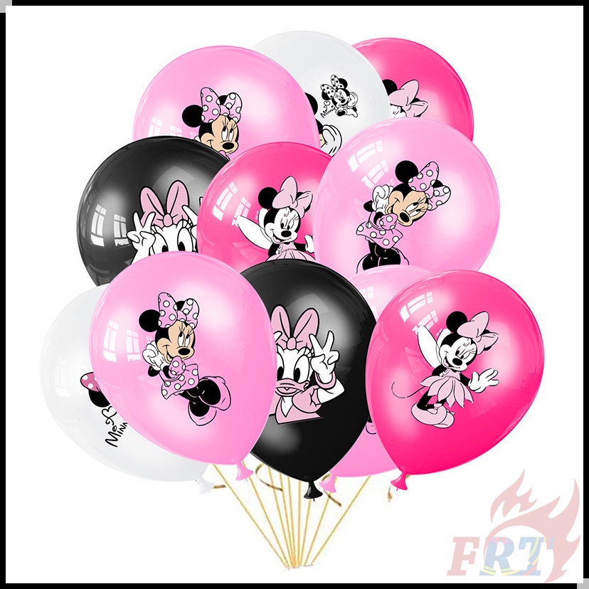 ตกแต ่ งงานปาร ์ ตี ้ - ลูกโป ่ ง 1 PC 12 นิ ้ ว Minnie Mouse & Daisy Duck Latex บอลลูนเด ็ กความต ้ องการตกแต ่ ง Happy Birthday Party อุปกรณ ์ ตกแต ่ ง