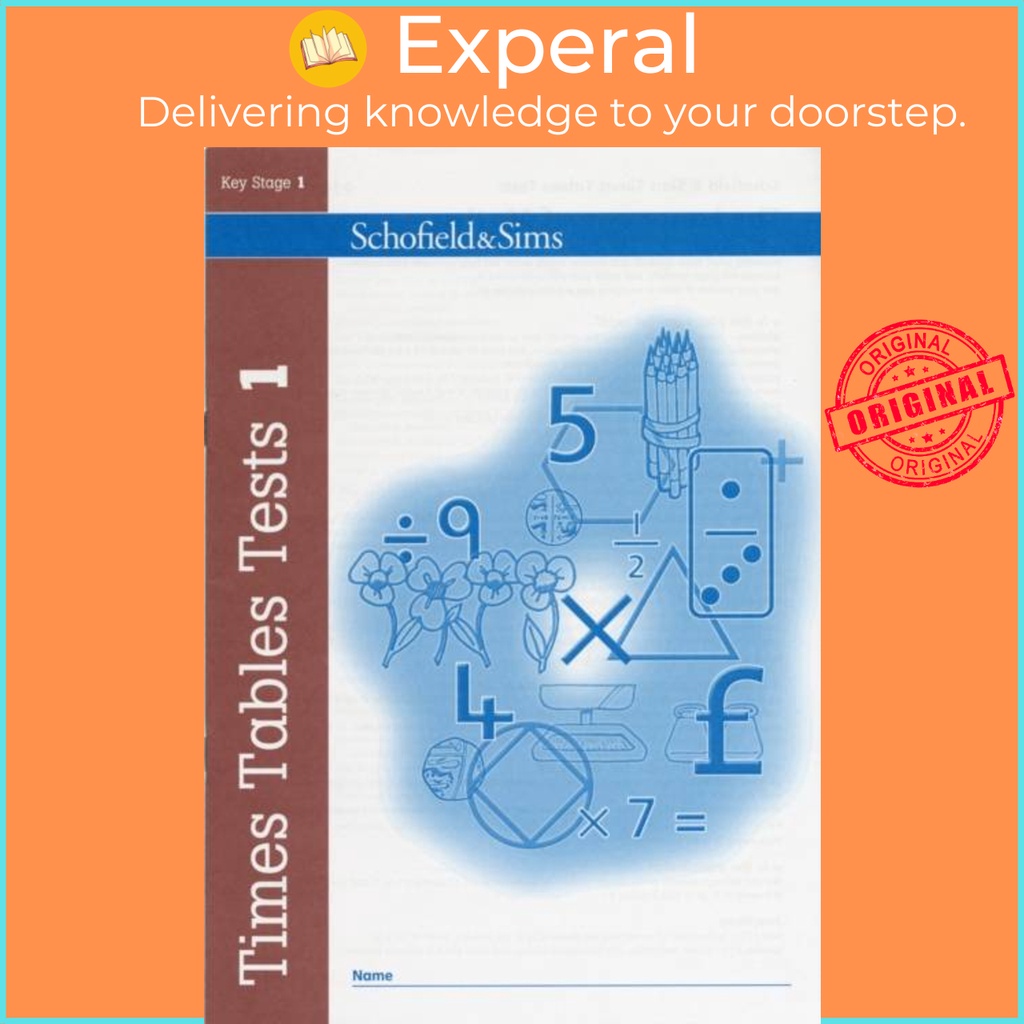 Times Tables Tests Book 1 โดย Steve Mills (ฉบับสหราชอาณาจักรปกอ่อน)
