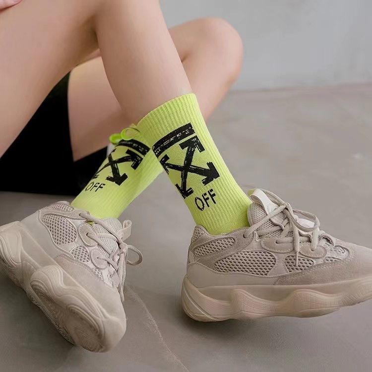 ถุงเท้ากีฬา ผ้าฝ้าย ข้อยาว เข้ากับทุกการแต่งกาย แฟชั่นสไตล์เกาหลี สําหรับผู้หญิง และผู้ชาย - รูปที่ 3