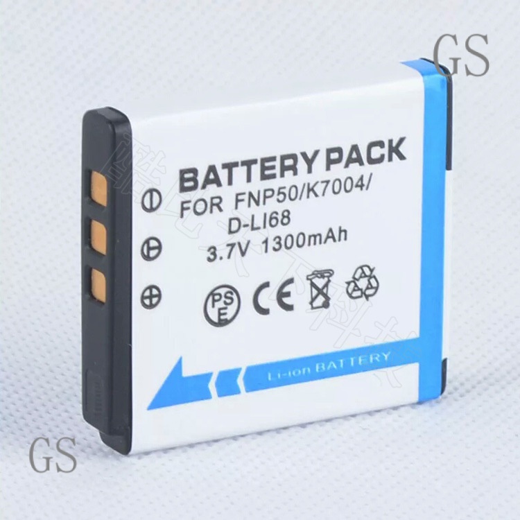 GS Compatible with Pentax D-LI68 Digital Camera Lithium Battery Digital Camera Battery Full Decoding