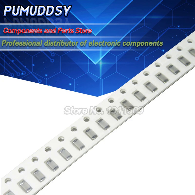 100PCS 100NF X7R ข้อผิดพลาด 10% 50V 0.1 UF 104 1206 smd ตัวเก็บประจุ KCIJ