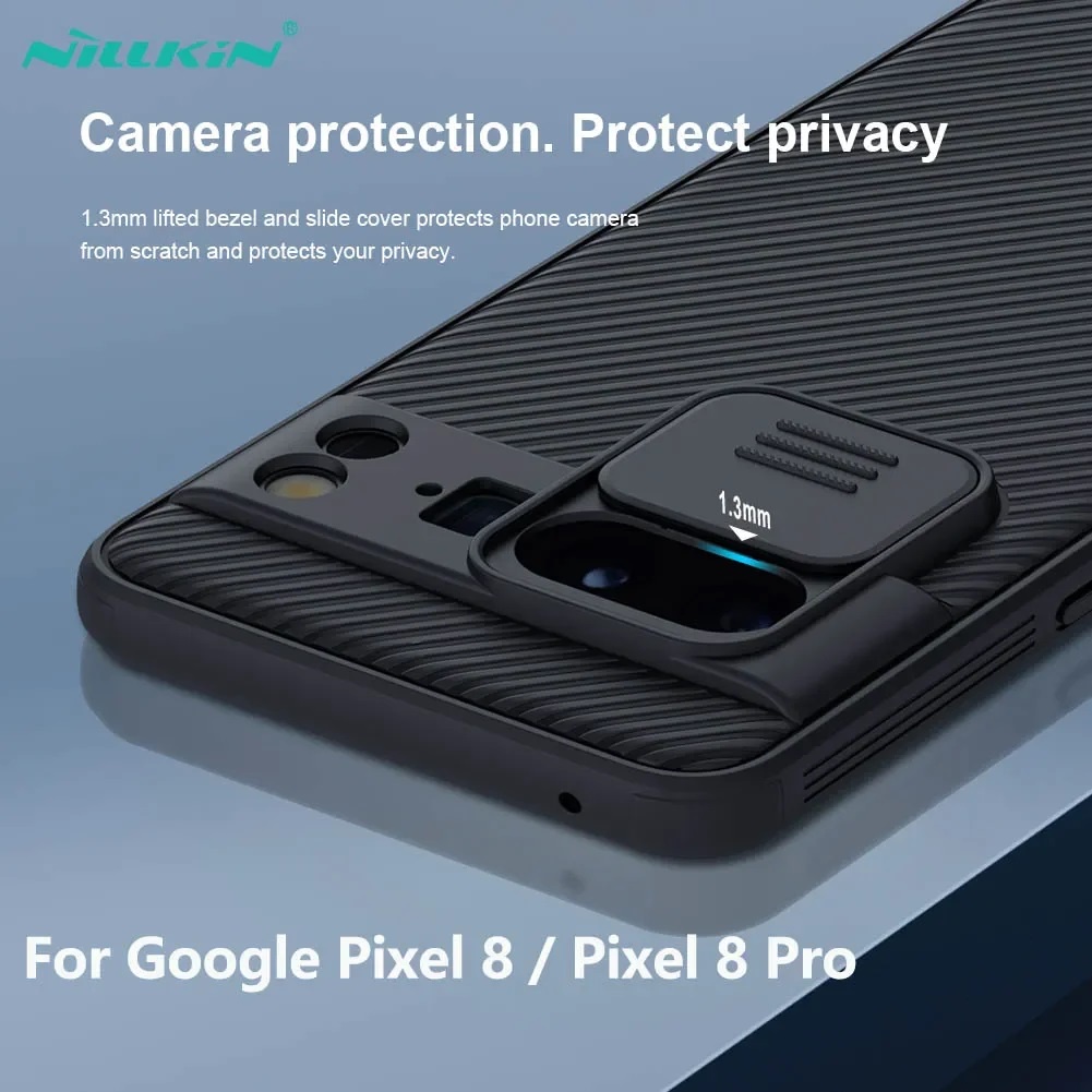 เคส Pixel 8 Pro Nillkin CamShield Pro กล้องฝาครอบป้องกันเคสสำหรับ Google Pixel8