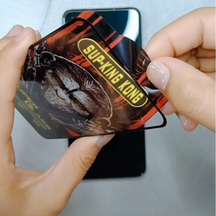 [ORIGINAL BOSS] SUP-KING KONG กระจกนิรภัย สีดํา Techno Spark 6 Go