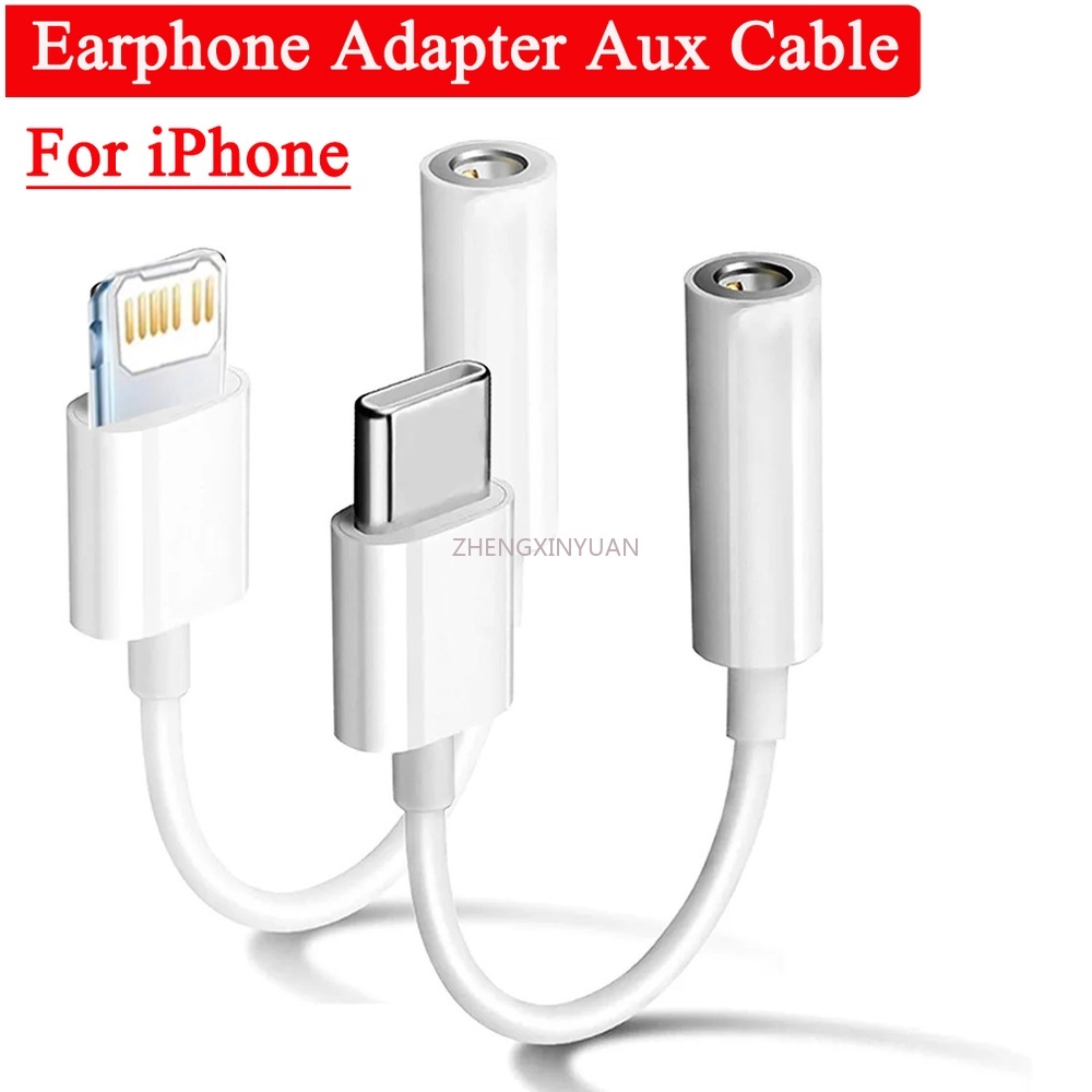 สําหรับ iPhone15 แจ็ค 3.5 มม. สายหูฟัง Aux อะแดปเตอร์ USB C สําหรับโทรศัพท์ สายสัญญาณเสียง Aux อุปกร