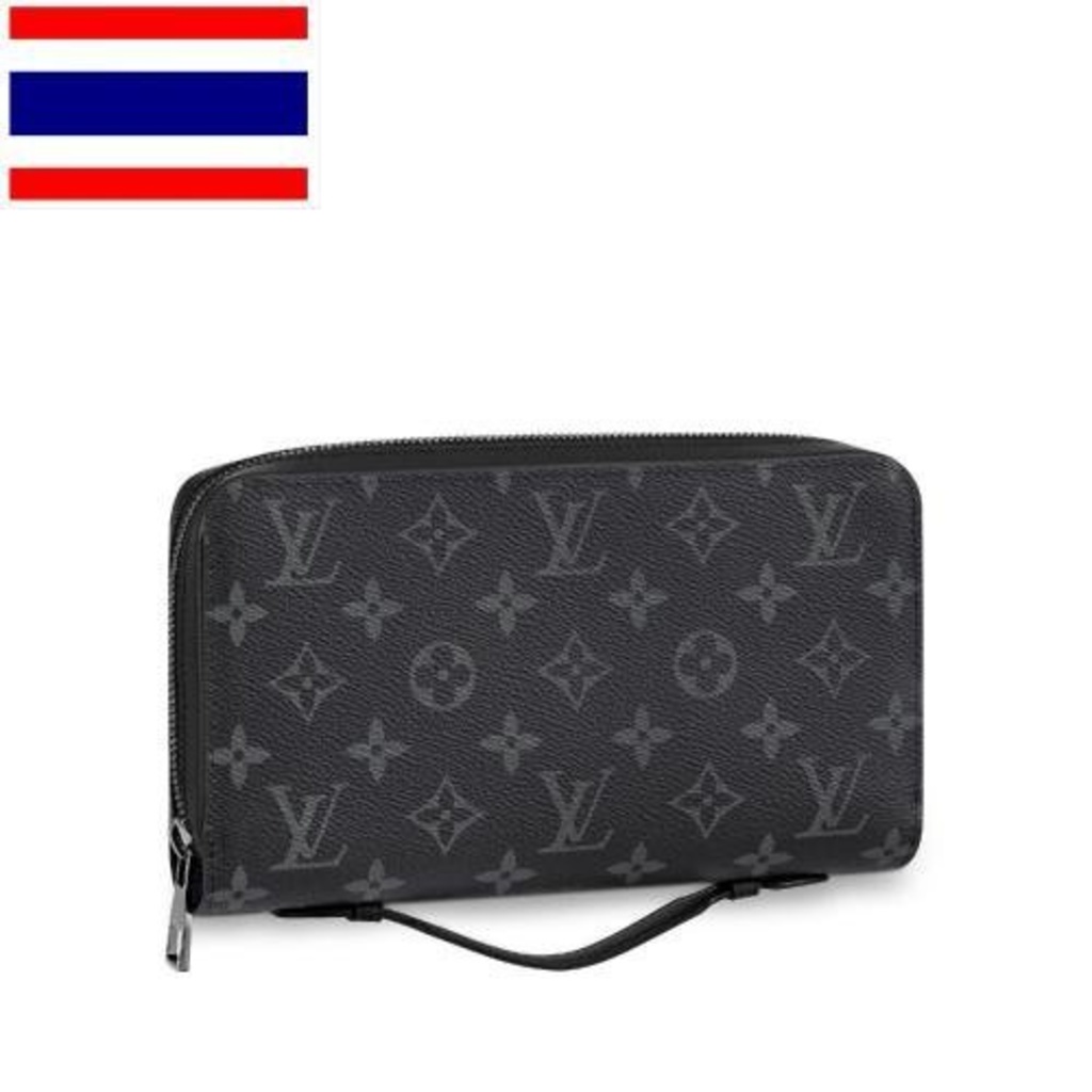 Lv Bag กระเป๋า Louis Vuitton Summer Men Wallet Zippy xl M61698 16bz T33M