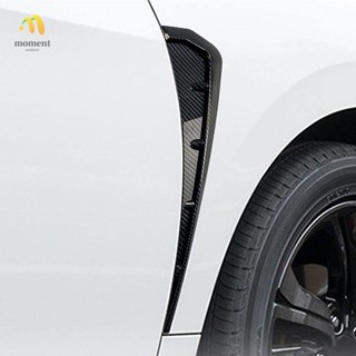 Moment สปอยเลอร์ ช่องระบายอากาศด้านข้างรถยนต์ สีดํา 2 ชิ้น