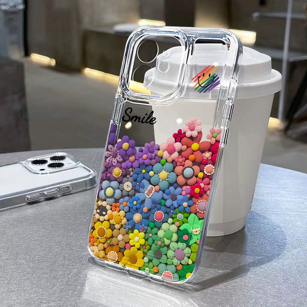 Rainbow กรณีที่ชัดเจน for Samsung S24 Ultra S23 S22 A56 A36 A26 A55 A54 A53 5G A06 A05S A34 A13 A14 A35 A25 A05 A06 A31