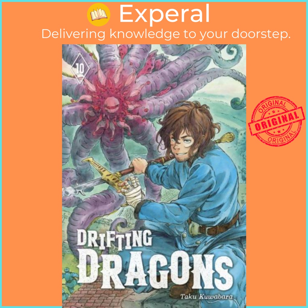 Drifting Dragons 10 โดย Taku Kuwabara (ฉบับสหราชอาณาจักรปกอ่อน)