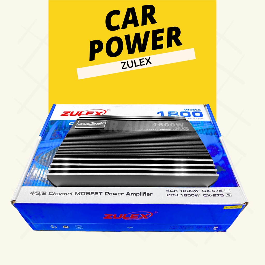 เพาเวอร์แอมป์รถยนต์ZULEX (CX-275)