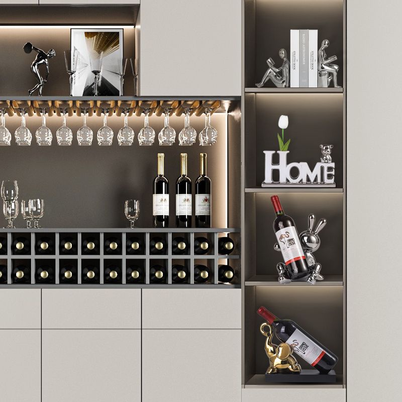 เครื่องประดับจดหมายบ้านใหม่ที่ทันสมัย, ห้องนั่งเล่นที่บ้าน, ทางเข้า, ตู้ไวน์, ตู้ทีวี, การตกแต่งหมีรุนแรงทั้งสองด้าน - รูปที่ 4