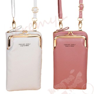 Jeremy1 กระเป๋าสะพายไหล่ กระเป๋าถือ ใส่เหรียญ โทรศัพท์มือถือ…