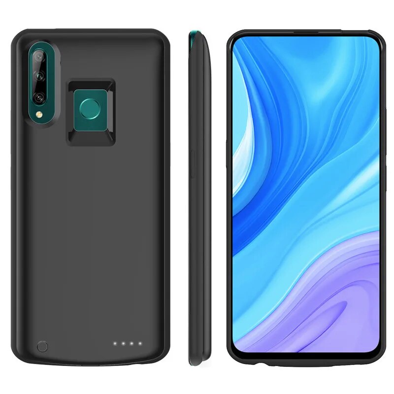 Silicone shockproof Battery Charger Case For Huawei Y9 Prime 2019 Backup Power bank Case for Huawei 